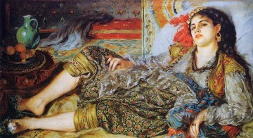 Mujer odalisca de Argel Pierre Auguste Renoir Pinturas al óleo